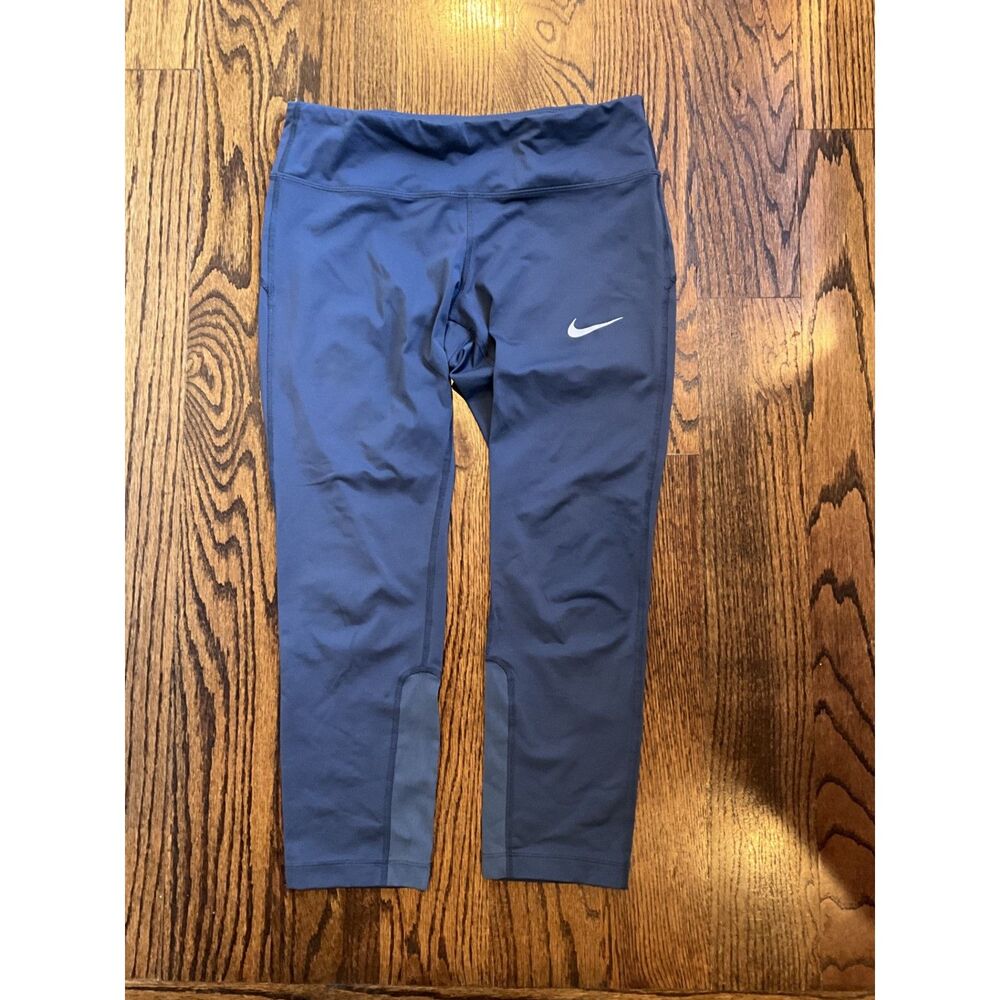 Nike Dri-Fit Crop Running Leggings - Size Medium - Style - 938602-471